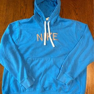 XL blue Nike hoodie
